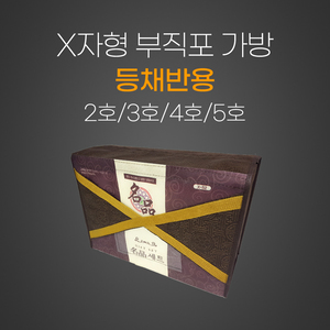 등채반용(X자형) 부직포가방